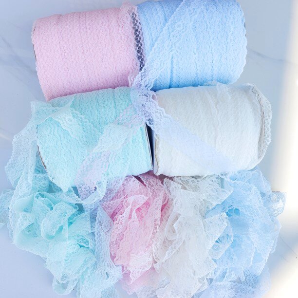 1125 full barrel 300 yards Macaron Lace Lace Lace Lace Lace Lace Lace about 3 7 cm Clothing Handmade Material