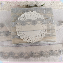 1269 grey green 20 yards palace windy web yarn embroidered lace approve. 6 1 cm