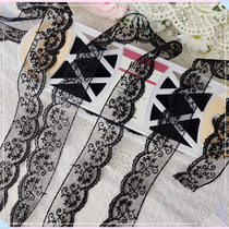 800 Whole Plate Outlet Approx. 18M Black Good Quality Mesh Yarn Embroidered Lace Diy Butterfly Twattie Coat Material Accessories