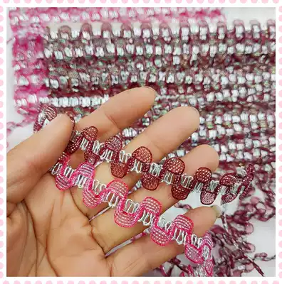 475 whole board about 125 meters AB colored silk lace diy bow doll clothing accessories