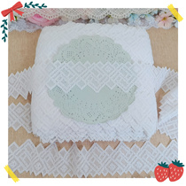 704 full page 60 yards Daily single fine bleached color cotton thread water soluble lace DIY garment handmade material