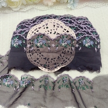 1362 Colour flowers Japanese snowspun embroidered lace 15 yards for about 7 1 cm