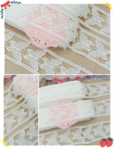 336 whole bundle about 14-15 yards Daily single solid hollow white butterfly water soluble lace DIY clothing decoration accessories