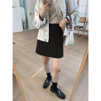 Pregnant women bag hip skirt summer slim A-line commuting all-match foreign style slim black belly skirt spring and autumn