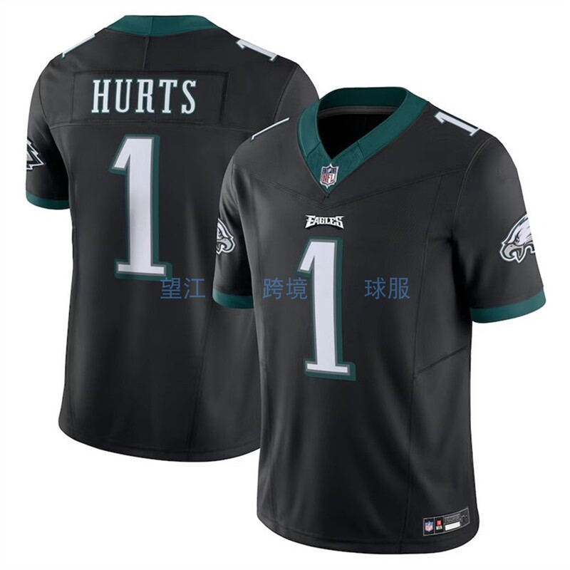 Nfl Embroidered Philadelphia Eagles Philadelphia Eagles No. 1 Hurts Football Jersey for Men and Women