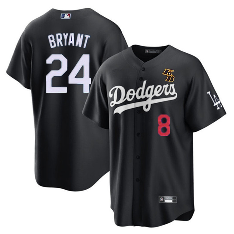New Los Angeles Dodgers Los Angeles 24 #   Bryant Men's Baseball Uniform Fully Embroidered Jersey