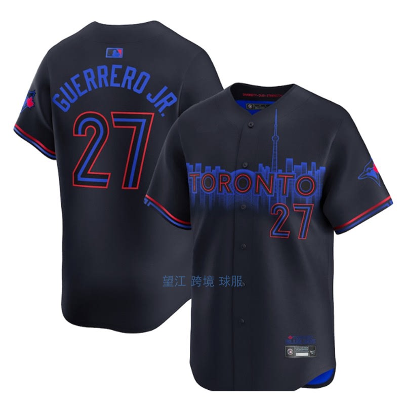 New Toronto Blue Jays 27 #   Guerrerd Ji Baseball Uniform Jersey