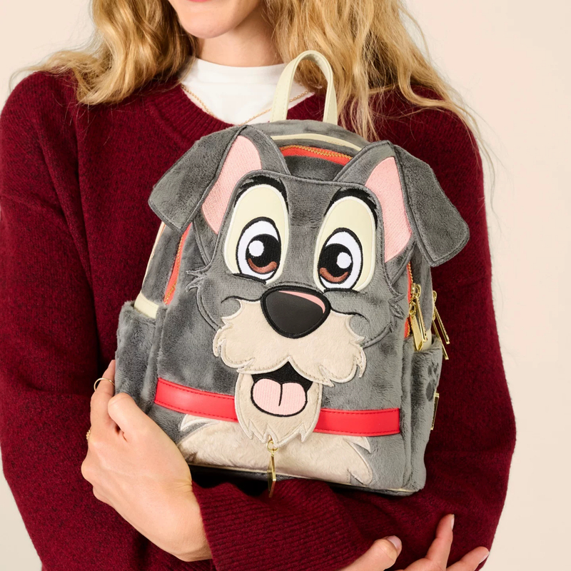 Loungefly Disney Lady and the Tramp Plush Cosplay Mini Backpack