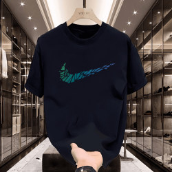 Outlets Summer pure cotton 100% Short Sleeve T-shirt Men and Women Loose Athleisure Tops Trendy Half Sleeve Crewneck