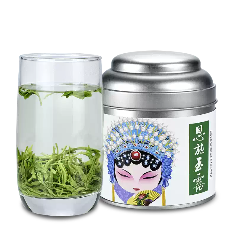 極葉野茶2025恩施玉露明前有機蒸青綠茶高山古樹