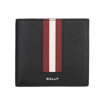 Bally classic logo mark leather wallet for men and women