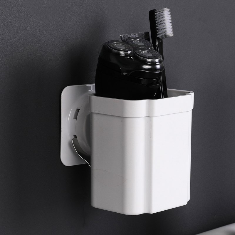 (Toothbrush tube)Wall-suction toothbrush holder Wall-mounted wash rack Comb rack Toothbrush shelf Set storage shelf