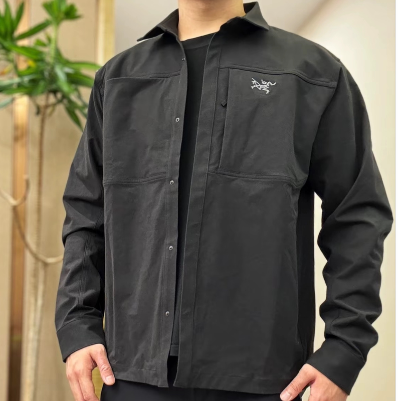 Authentic In-Stock Arcteryx Cronin Cotton Windproof and Rainproof Collared Shirt Jacket
