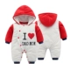 Bộ đồ jumpsuit dày cho bé cộng với áo nhung ấm mùa đông Áo khoác cotton mới ra khỏi bộ đồ trăng rằm áo liền quần hình thú trẻ em