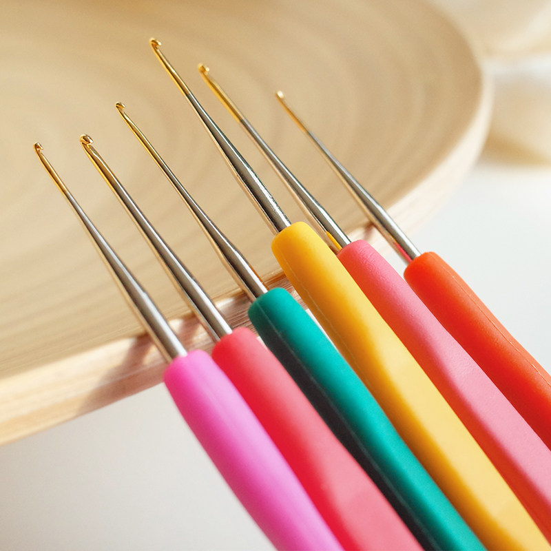 Barbarian brother lace crochet extra small crochet aids micro-hook lace thread crochet handmade diy