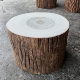 Camphor solid wood piers, log stools, natural wood stumps, tree stumps, log stumps, catalpa tree stumps, base flower stands