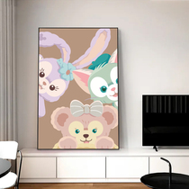 Digital oil painting diy coloring handmade oil painting cute cartoon decoration painting modern painting star Dulu