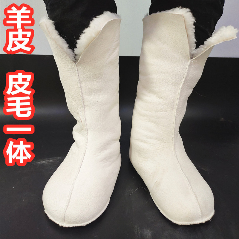 Sheepskin Socks with Integrated Fur, Genuine Wool Foot Covers, Warm and Thickened, Mid-High Tube, Labor Protection, Cold Storage, Cold-Proof Rain Shoe Socks Sheepskin Socks with Integrated Fur, Genuine Wool Foot Covers, Warm and Thickened, Mid-High Tube, Labor Protection, Cold Storage, Cold-Proof Rain Shoe Socks