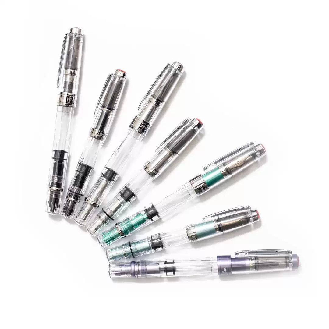 TWSBI Sanwen Hall Diamond580 Pen Diamond 580Al Minial Transparent Demonstration Pistons