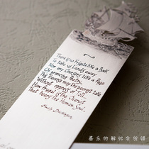 Silverleaf Sterling Silver Bookmark Handmade Sailboat