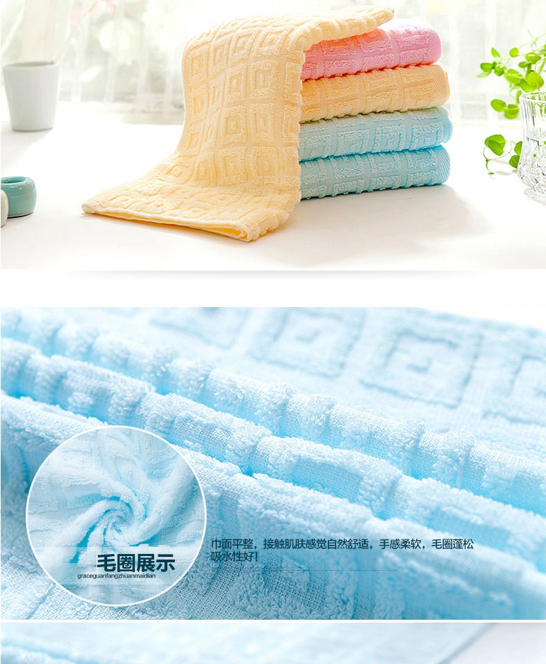 Jie Liya khăn bông hộp quà tặng cuộc họp thường niên kỳ nghỉ phúc lợi sinh nhật đám cưới tân gia thêu tùy chỉnh nhóm bán buôn mua - Khăn tắm / áo choàng tắm khăn tắm giá rẻ