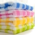 Jie Ya bông khăn 8 nạp thấm kẹo bông màu mát khuôn mặt baby nam và nữ vài chiếc khăn - Khăn tắm / áo choàng tắm