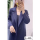 Classic simple polo collar straight slim air cotton double-breasted mid-length windbreaker autumn coat for women