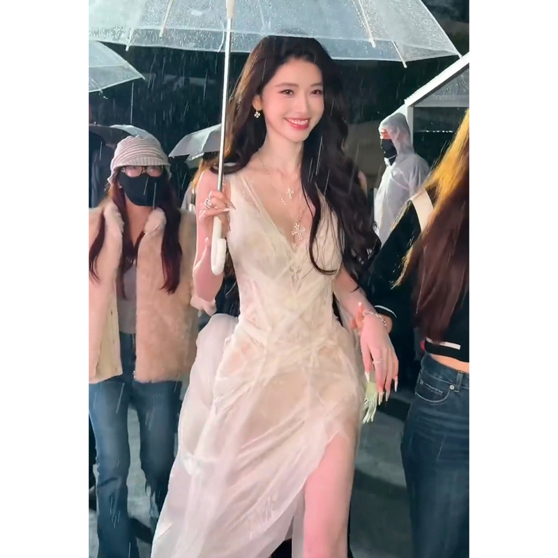 Lace Gauze Dress in the Style of Female Celebrities, High-End Custom Bridal Reception Dress, Forest-Style Going-Out Dress, Light Wedding Dress Lace Gauze Dress in the Style of Female Celebrities, High-End Custom Bridal Reception Dress, Forest-Style Going-Out Dress, Light Wedding Dress