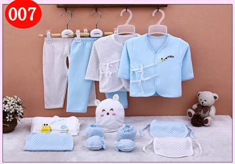 Ưu đãi đặc biệt hộp quà tặng sơ sinh cotton mùa xuân và mùa thu mùa đông quần áo sơ sinh cho trẻ sơ sinh trăng tròn quà tặng nam và nữ hộp bé hộp quà sơ sinh 10 chi tiết