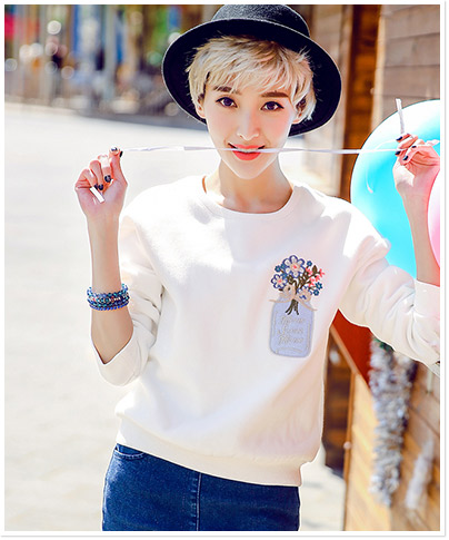 Sweatshirt femme - Ref 3216827 Image 12