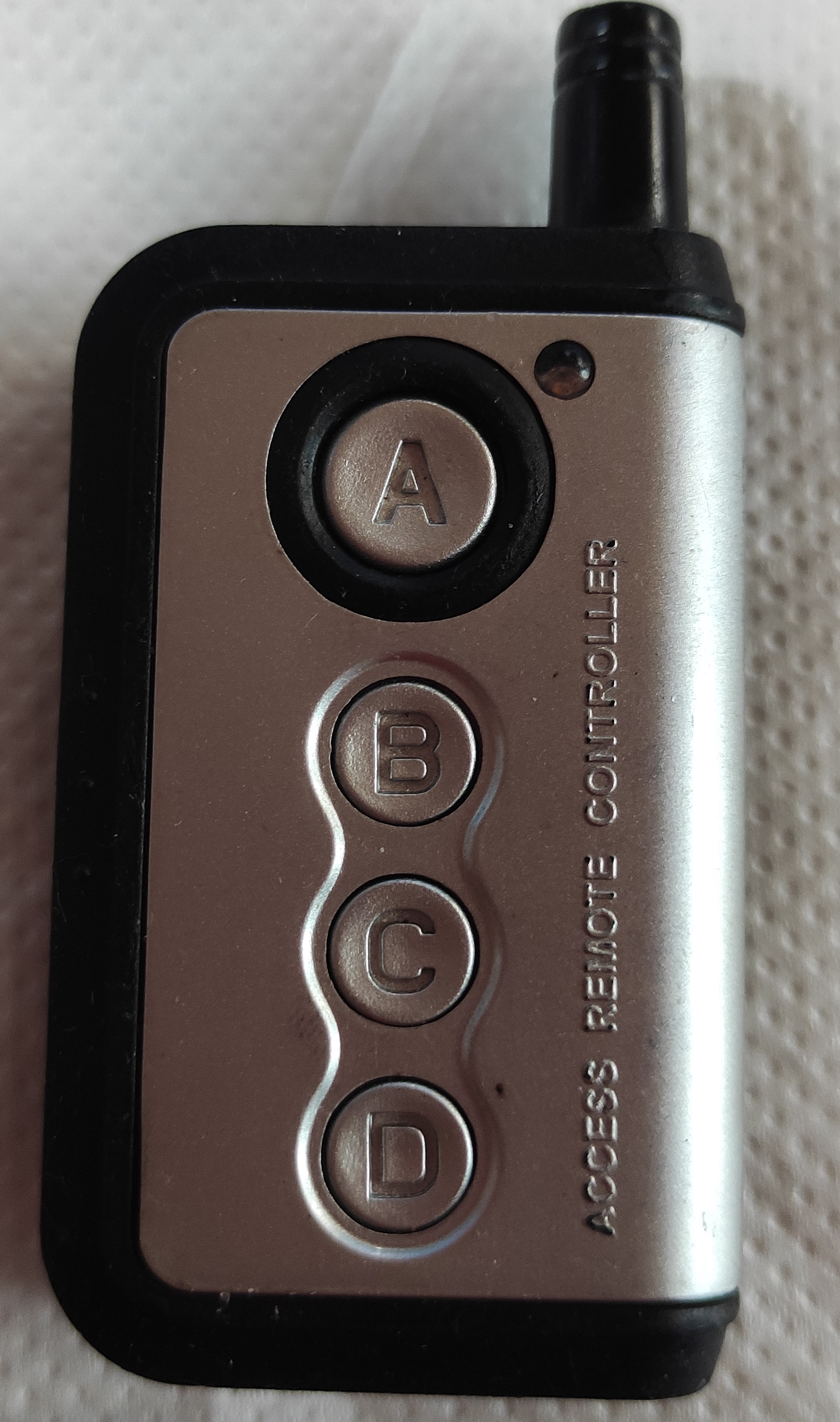 Universal remote control for automatic doors