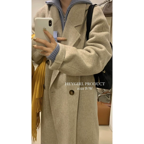 Стеганое шерстяное пальто, куртка, коллекция 2022, увеличенная толщина, подходит для подростков