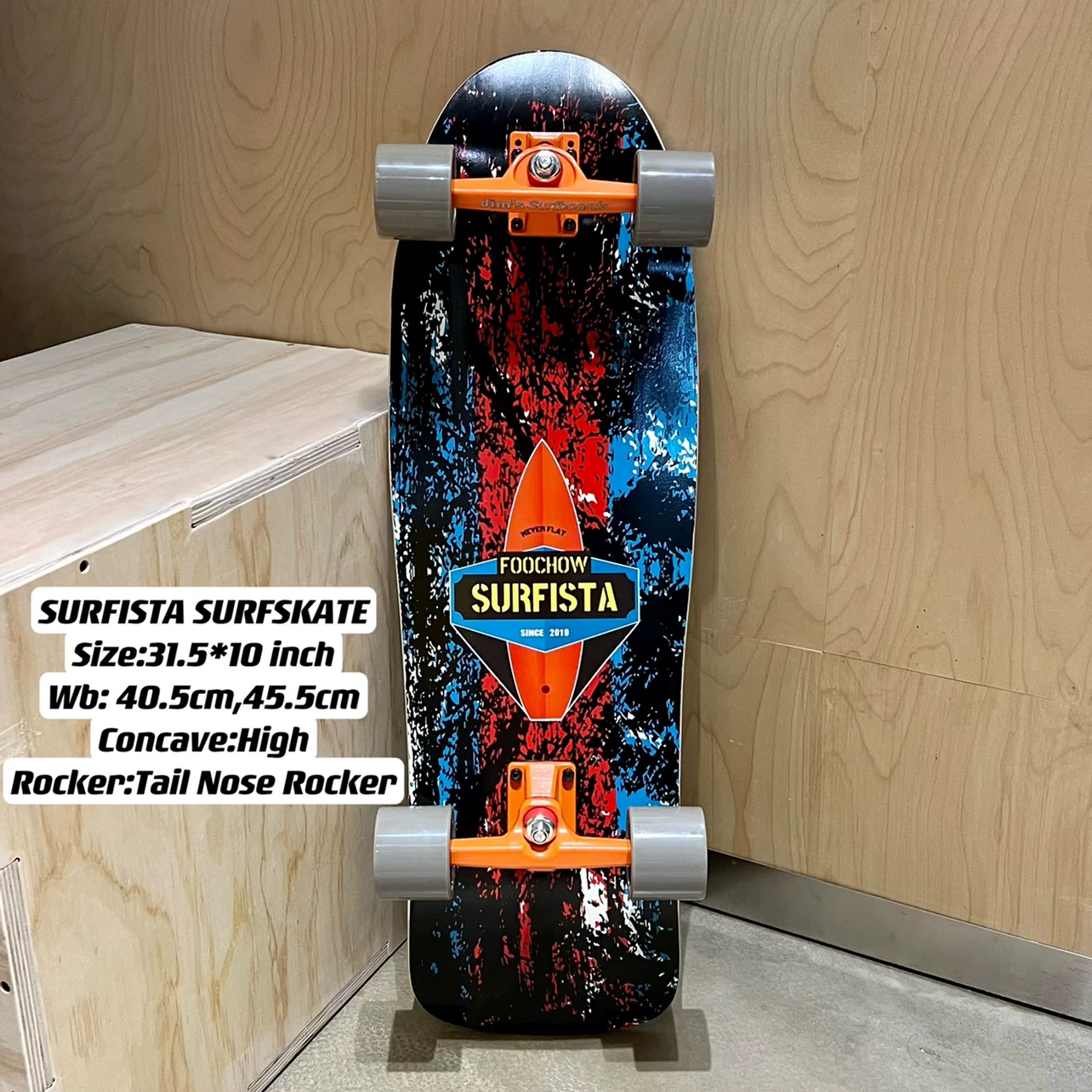 SURFISTA Land Surf Skateboard CX4 SurfSkate CX4 Truck