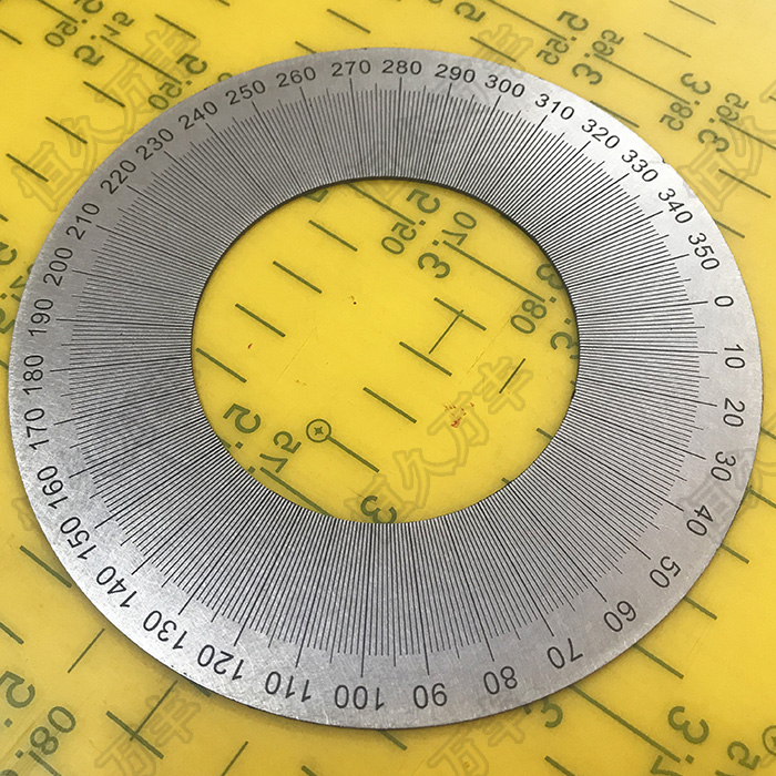 Dial Clockwise mechanical disc Stainless steel angle disc angle measurer 120#62#1 mechanical disc
