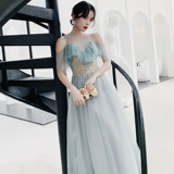 Платье подружки невесты, длинное вечернее платье, коллекция 2023, по фигуре