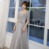 Летнее платье подружки невесты, длинное вечернее платье