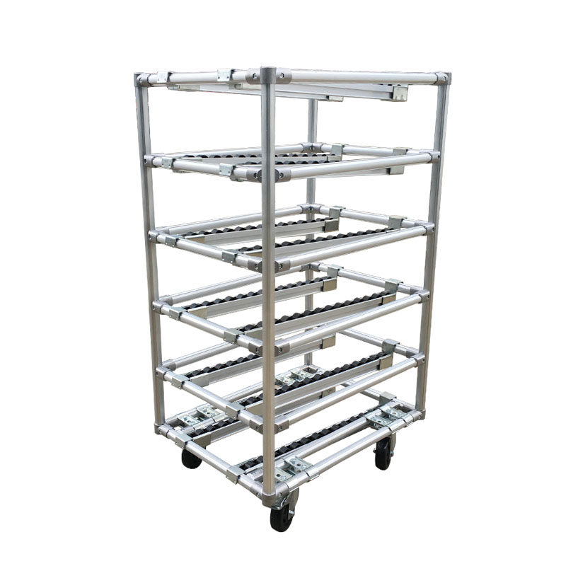 Customizable Lean Tube Lacargo Weekly Transfer Car Third Generation Aluminum Tube Wire Rod Material Riders Cart Porter