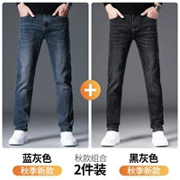 Синий серый+черный серый [два куска осени]