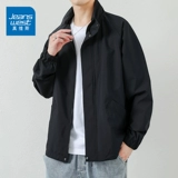 Демисезонная осенняя черная куртка, коллекция 2023