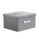 Clothes storage box, home foldable, large-capacity wardrobe, layered organizing box, student dormitory storage basket artifact