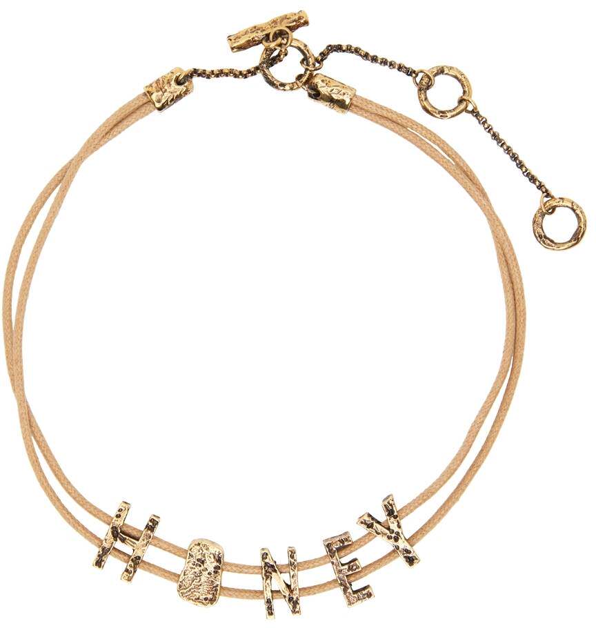 Acne Studios Eckney beige Honeynecklace woman-Taobao