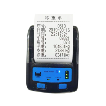 Large wagon Custom Input Pound Single Ground Pound Single Small Ticket 57mm Bluetooth Printer Weighing with battery formwork