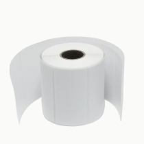 White background 3 thermal insulation sticker label barcode printing paper 100 80 7060 50 40 30 white backing glue
