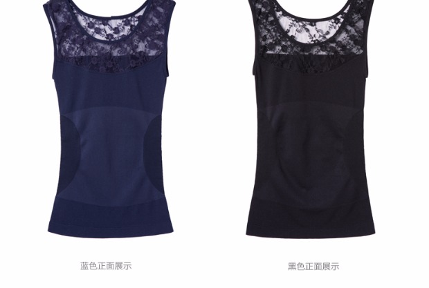 Fimage có cơ thể mỏng bằng nhựa bụng bụng eo thon cơ thể đồ lót ren đáy áo vest quần lót nữ cao cấp