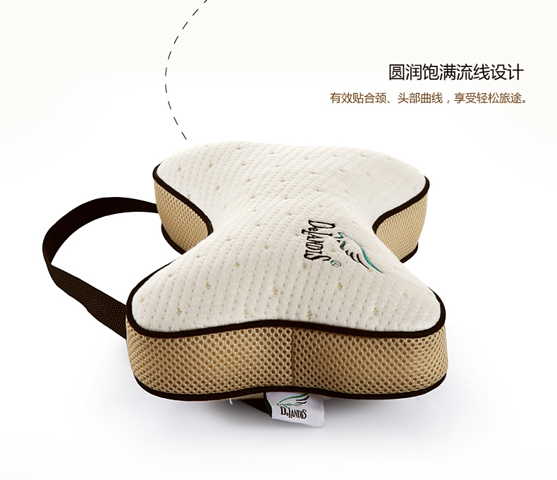 堡 乳胶 车 头枕 Cổ gối gối ô tô gối cổ tử cung xe cặp cổ chăm sóc xe - Gối gối đầu