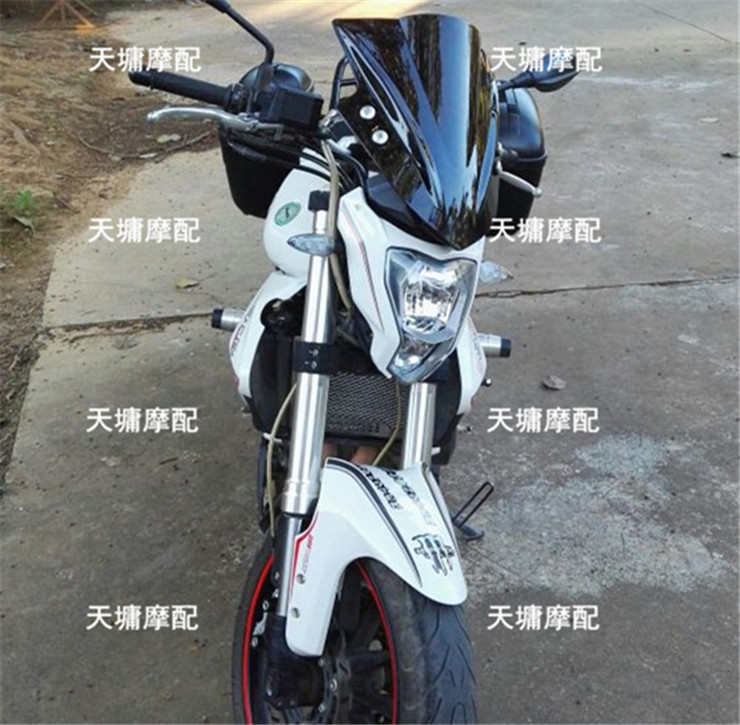 Đường phố xe phổ kính chắn gió phía trước xe gắn máy kính chắn gió kính sửa đổi với khung gió Kính chắn gió xe máy Yamaha