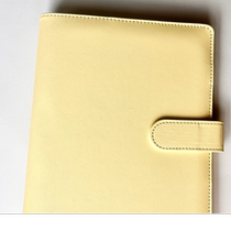 A5 macaron imitation leather loose-leaf book savings book accounting book budget book money bag shell