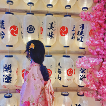 Japanese lantern Outdoor chandelier Sushi cuisine Japanese restaurant Izakaya Restaurant decoration Bed and breakfast Wind lantern customization