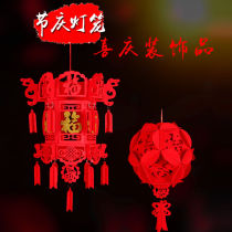 New Year festival Festive holiday decoration non-woven lantern