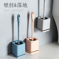 Toilet Brush Home Plastic Long Handle Toilet Brush Free of perforated wall-mounted Drop Zone Base Toilet Brush Clean Suit